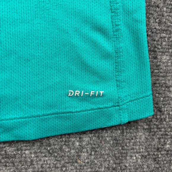 NIKE Women’s Blue Short Sleeve Dri-Fit Athletic Running Shirt size: Large - Picture 3 of 8